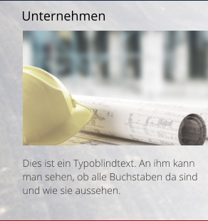 Unternehmen Dies ist ein Typoblindtext. An ihm kann man sehen, ob alle Buchstaben da sind und wie sie aussehen.